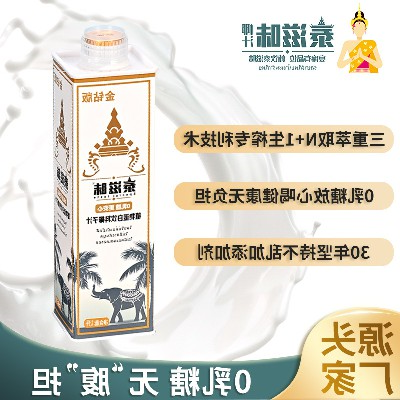 1L泰式鲜榨椰子汁泰国风味网红大瓶饮料整箱植物蛋白饮料代理合作